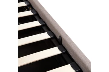 Säng med förvaring Lagord - Taupe, svart, 180x200 cm - Möbler - Säng - Säng med förvaring