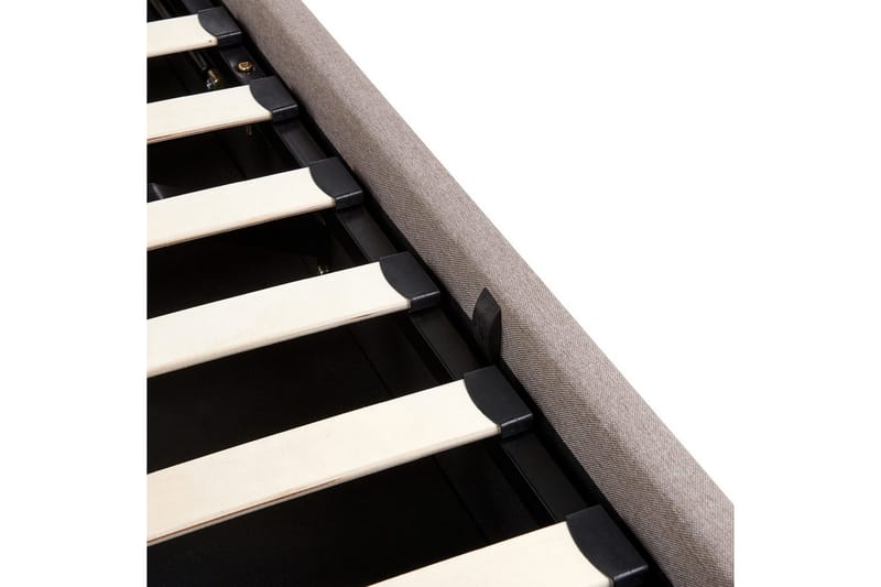 Säng med förvaring Lagord - Taupe, svart, 180x200 cm - Möbler - Säng - Säng med förvaring