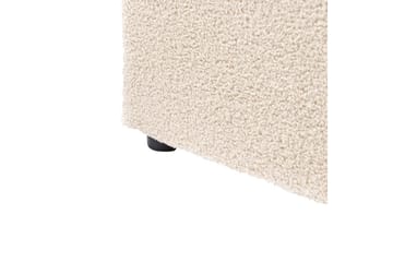 Säng med förvaring Lavaur - Beige/Bouclé, 160x200 cm - Möbler - Säng - Säng med förvaring