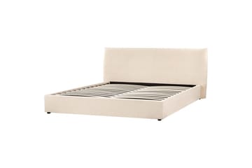 Säng med förvaring Lavaur - Beige/Bouclé, 180x200 cm - Möbler - Säng - Säng med förvaring