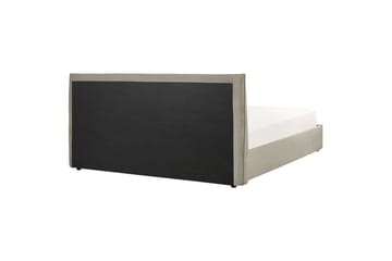 Säng med förvaring Lavaur - Taupe/Sammet, 180x200 cm - Möbler - Säng - Säng med förvaring