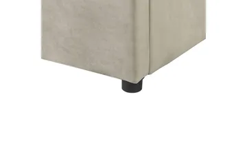 Säng med förvaring Lavaur - Taupe/Sammet, 180x200 cm - Möbler - Säng - Säng med förvaring
