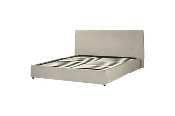 Säng med förvaring Lavaur - Taupe/Sammet, 180x200 cm - Möbler - Säng - Säng med förvaring