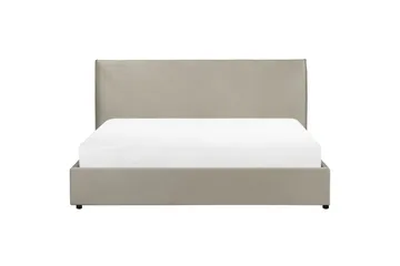 Säng med förvaring Lavaur - Taupe/Sammet, 180x200 cm - Möbler - Säng - Säng med förvaring