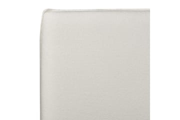 Säng med förvaring Lavaur - Vit/Bouclé, 160x200 cm - Möbler - Säng - Säng med förvaring