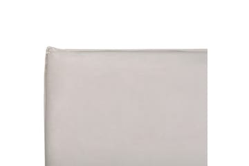 Säng med förvaring Lavaur - Vit/Sammet, 160x200 cm - Möbler - Säng - Säng med förvaring