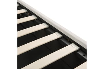 Säng med förvaring Lavaur - Vit/Sammet, 160x200 cm - Möbler - Säng - Säng med förvaring