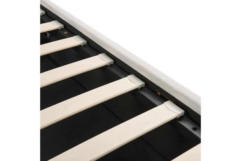 Säng med förvaring Lavaur - Vit/Sammet, 180x200 cm - Möbler - Säng - Säng med förvaring