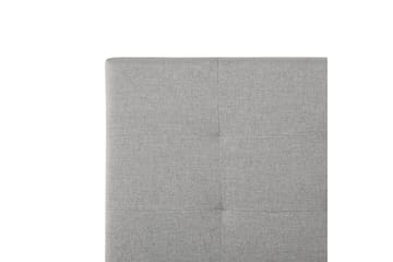 Säng med förvaring Lorient - Grå/Polyester, 180x200 cm - Möbler - Säng - Säng med förvaring