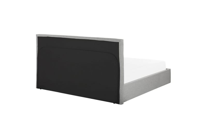 Säng med förvaring Lorient - Grå/Polyester, 180x200 cm - Möbler - Säng - Säng med förvaring
