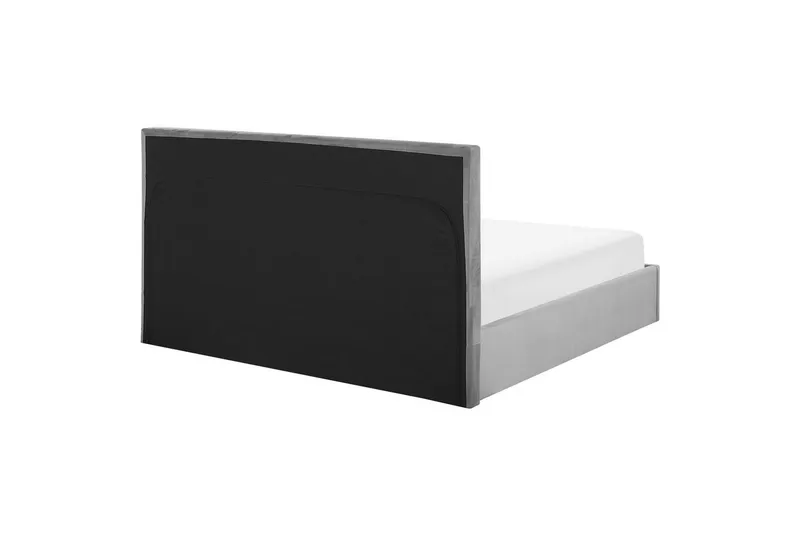 Säng med förvaring Lorient - Grå/Sammet, 160x200 cm - Möbler - Säng - Säng med förvaring