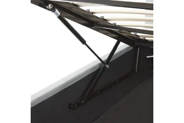 Säng med förvaring Lorient - Grå/Sammet, 160x200 cm - Möbler - Säng - Säng med förvaring