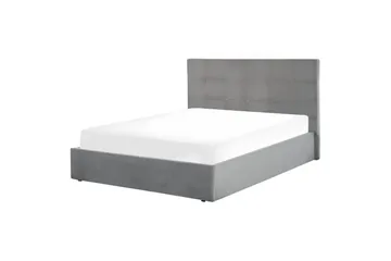 Säng med förvaring Lorient - Grå/Sammet, 160x200 cm - Möbler - Säng - Säng med förvaring