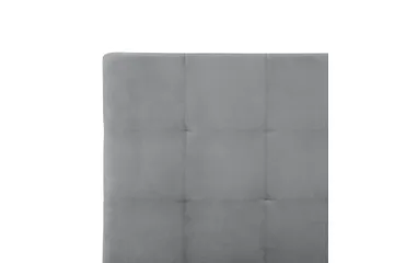 Säng med förvaring Lorient - Grå/Sammet, 160x200 cm - Möbler - Säng - Säng med förvaring