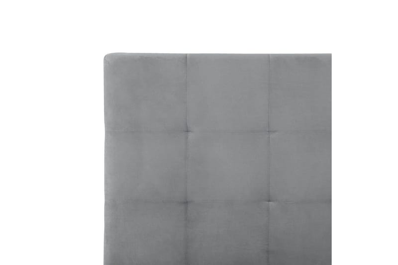 Säng med förvaring Lorient - Grå/Sammet, 160x200 cm - Möbler - Säng - Säng med förvaring