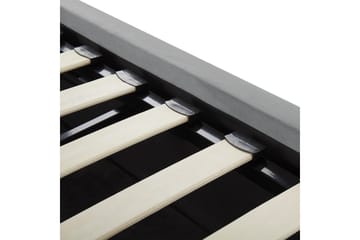 Säng med förvaring Lorient - Grå/Sammet, 180x200 cm - Möbler - Säng - Säng med förvaring