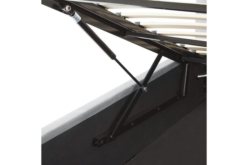 Säng med förvaring Lorient - Grå/Sammet, 180x200 cm - Möbler - Säng - Säng med förvaring