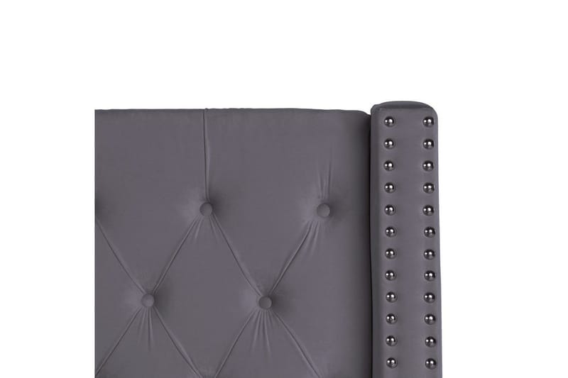 Säng med förvaring Lubbon - Grå, Silver, 140x200 cm - Möbler - Säng - Säng med förvaring