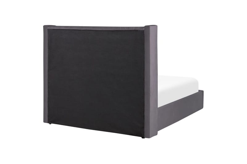 Säng med förvaring Lubbon - Grå, Silver, 140x200 cm - Möbler - Säng - Säng med förvaring