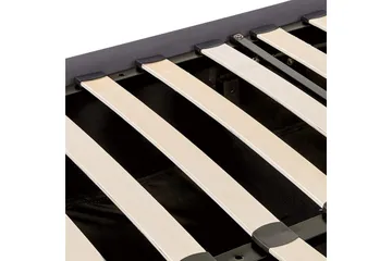 Säng med förvaring Lubbon - Grå, Silver, 140x200 cm - Möbler - Säng - Säng med förvaring