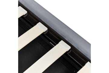 Säng med förvaring Metz - Grå, Silver/Sammet, 90x200 cm - Möbler - Säng - Säng med förvaring