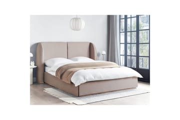 Säng med förvaring Monestier - Beige, 160x200 cm - Möbler - Säng - Säng med förvaring