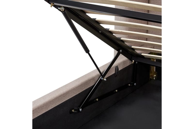 Säng med förvaring Monestier - Beige, 180x200 cm - Möbler - Säng - Säng med förvaring