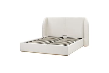 Säng med förvaring Monestier - Vit, 160x200 cm - Möbler - Säng - Säng med förvaring