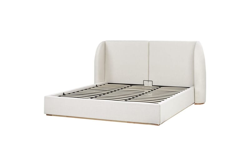 Säng med förvaring Monestier - Vit, 180x200 cm - Möbler - Säng - Säng med förvaring