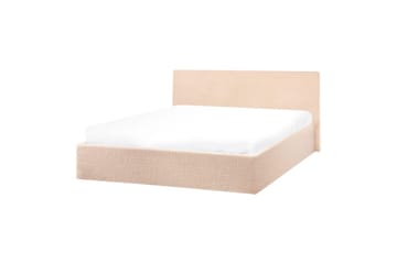 Säng med förvaring Orbey - Beige, 140x200 cm - Möbler - Säng - Säng med förvaring