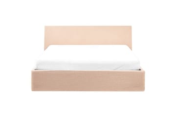 Säng med förvaring Orbey - Beige, 140x200 cm - Möbler - Säng - Säng med förvaring
