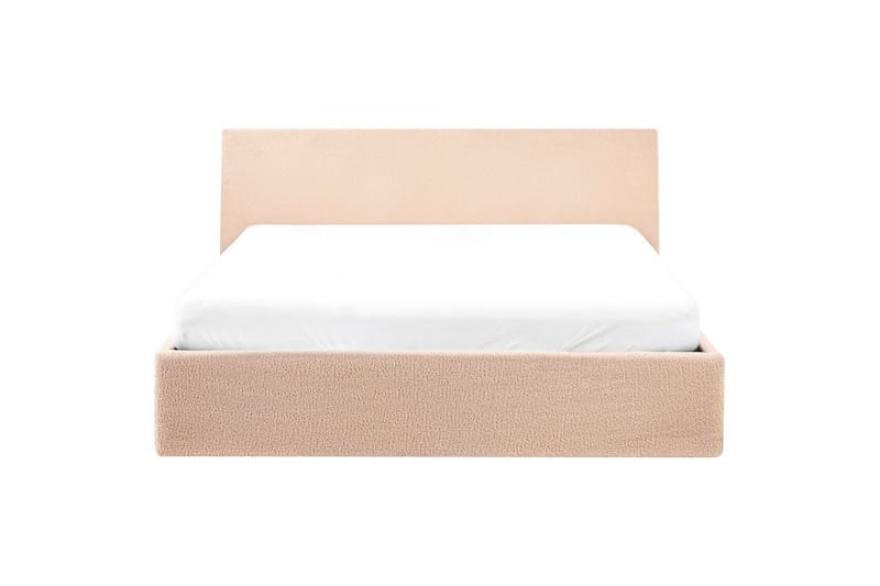 Säng med förvaring Orbey - Beige, 160x200 cm - Möbler - Säng - Säng med förvaring