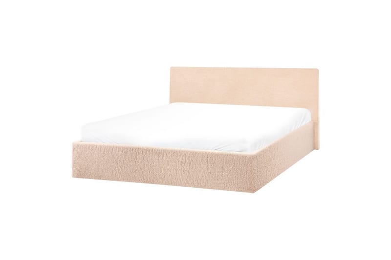 Säng med förvaring Orbey - Beige, 160x200 cm - Möbler - Säng - Säng med förvaring