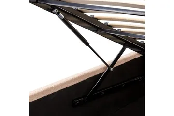 Säng med förvaring Orbey - Beige, 180x200 cm - Möbler - Säng - Säng med förvaring