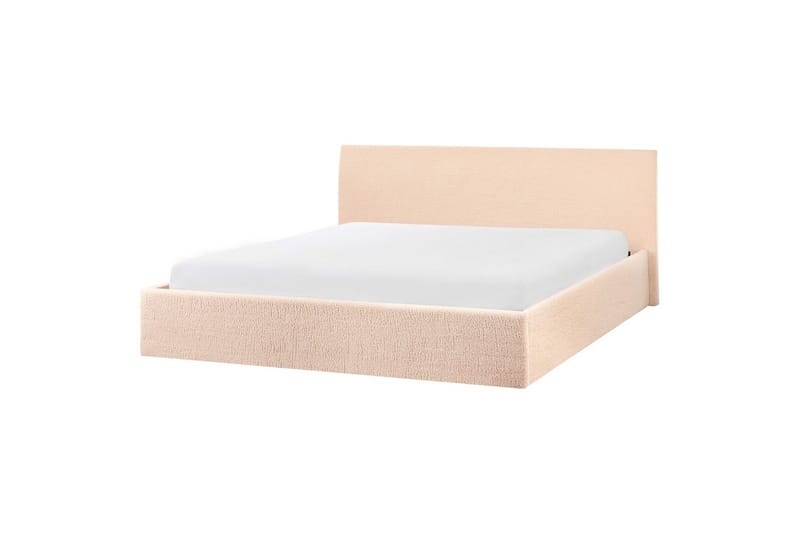 Säng med förvaring Orbey - Beige, 180x200 cm - Möbler - Säng - Säng med förvaring