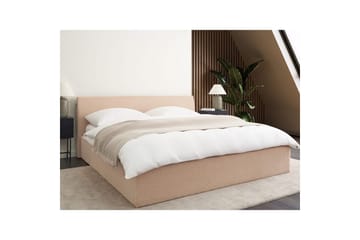 Säng med förvaring Orbey - Beige, 180x200 cm - Möbler - Säng - Säng med förvaring
