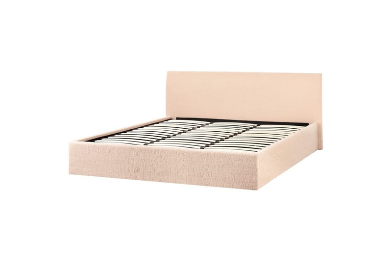 Säng med förvaring Orbey - Beige, 180x200 cm - Möbler - Säng - Säng med förvaring