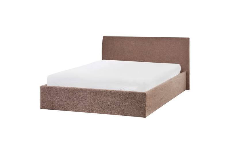 Säng med förvaring Orbey - Brun, 140x200 cm - Möbler - Säng - Säng med förvaring