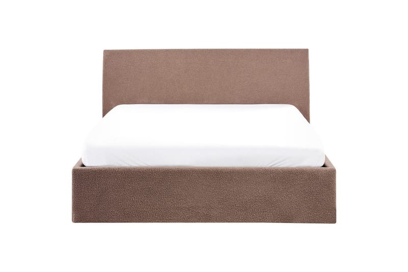 Säng med förvaring Orbey - Brun, 140x200 cm - Möbler - Säng - Säng med förvaring