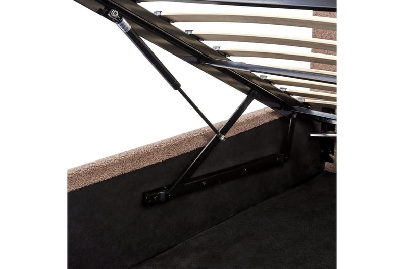 Säng med förvaring Orbey - Brun, 140x200 cm - Möbler - Säng - Säng med förvaring