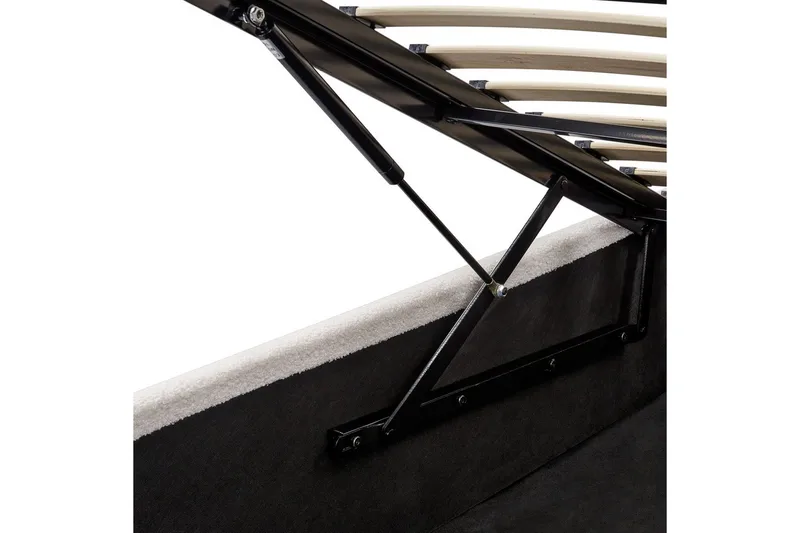 Säng med förvaring Orbey - Vit, 180x200 cm - Möbler - Säng - Säng med förvaring