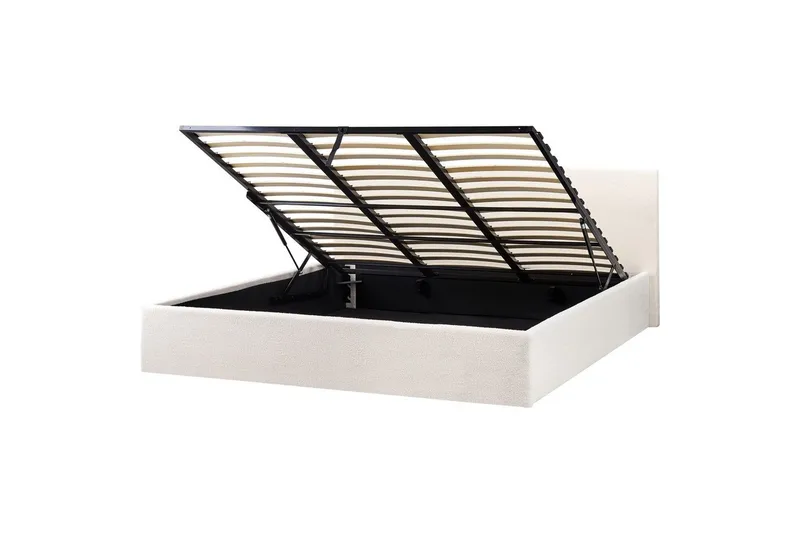 Säng med förvaring Orbey - Vit, 180x200 cm - Möbler - Säng - Säng med förvaring