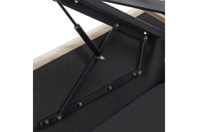 Säng med förvaring Rochefort - Beige, 160x200 cm - Möbler - Säng - Säng med förvaring