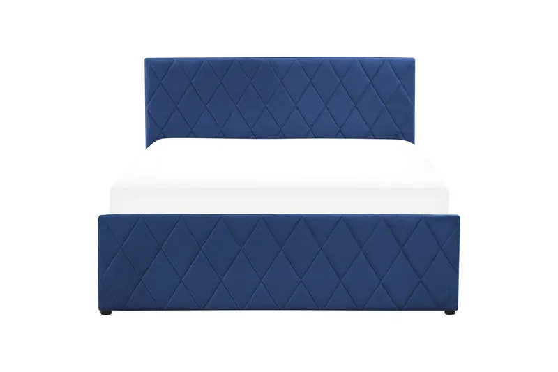 Säng med förvaring Rochefort - Blå, 140x200 cm - Möbler - Säng - Säng med förvaring