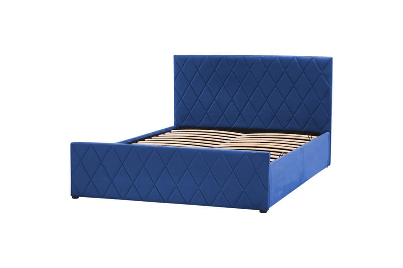 Säng med förvaring Rochefort - Blå, 140x200 cm - Möbler - Säng - Säng med förvaring