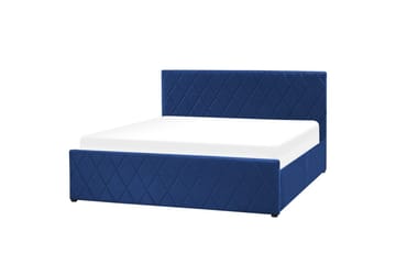 Säng med förvaring Rochefort - Blå, 160x200 cm - Möbler - Säng - Säng med förvaring