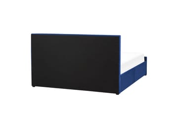 Säng med förvaring Rochefort - Blå, 160x200 cm - Möbler - Säng - Säng med förvaring