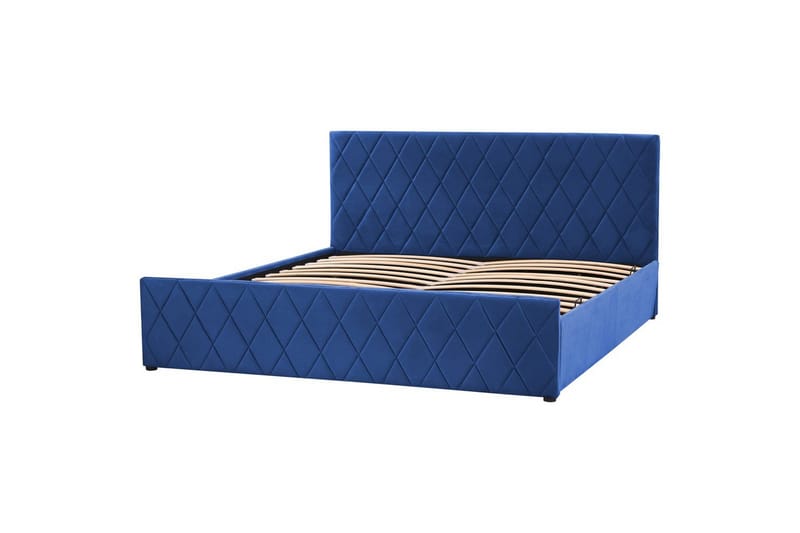 Säng med förvaring Rochefort - Blå, 180x200 cm - Möbler - Säng - Säng med förvaring