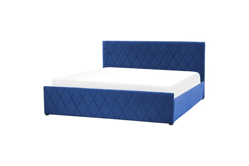 Säng med förvaring Rochefort - Blå, 180x200 cm - Möbler - Säng - Säng med förvaring