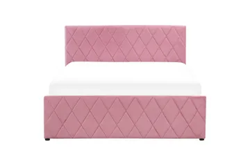 Säng med förvaring Rochefort - Rosa, 140x200 cm - Möbler - Säng - Säng med förvaring